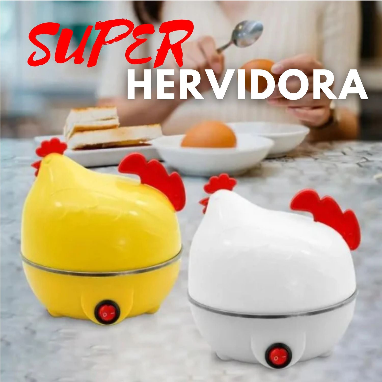 PROMO: Hervidor Electrico de Huevos Gallina